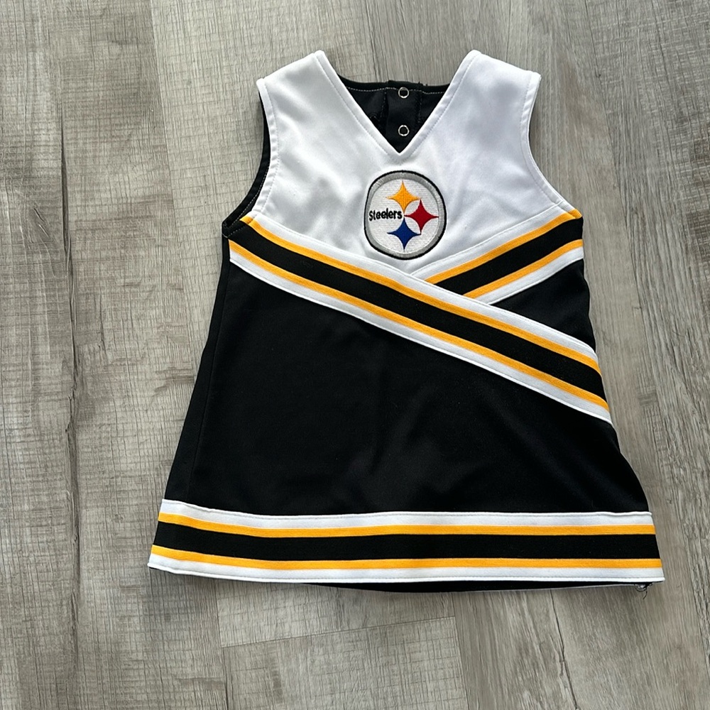 Toddler Steelers cheerleader dress